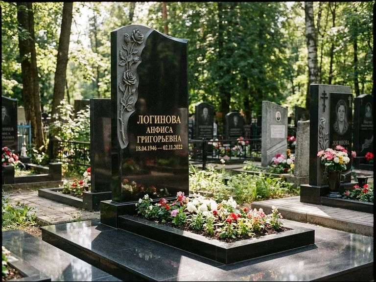 Памятник с барельефом — выполненная работа 10 в Барнауле