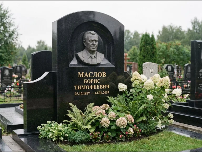Памятник с барельефом — выполненная работа 11 в Барнауле