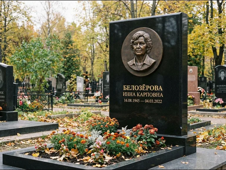 Памятник с барельефом — выполненная работа 14 в Барнауле