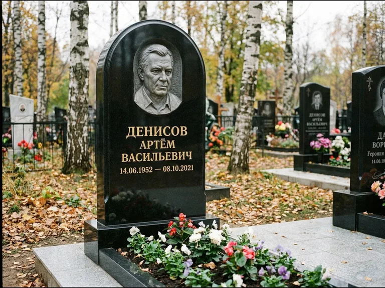 Памятник с барельефом — выполненная работа 17 в Барнауле