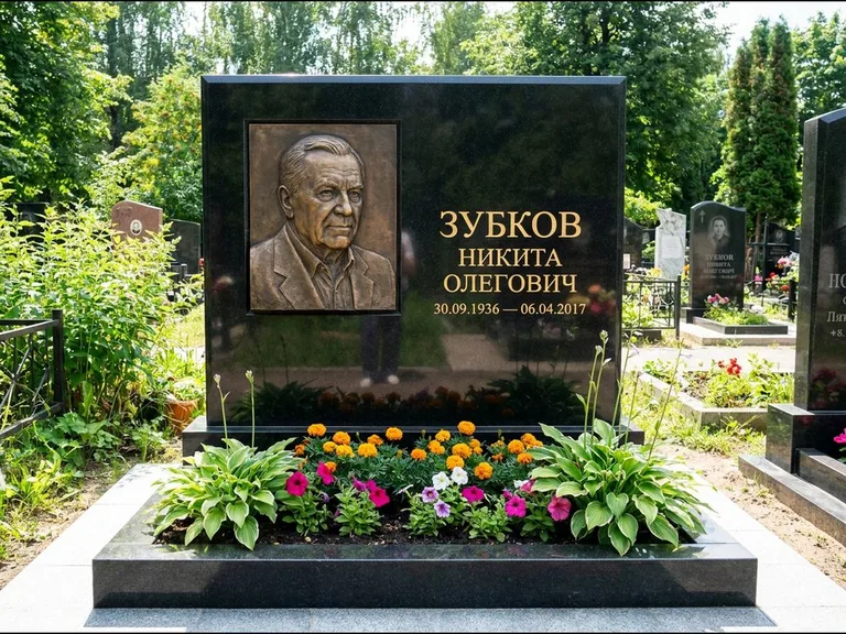 Памятник с барельефом — выполненная работа 19 в Барнауле