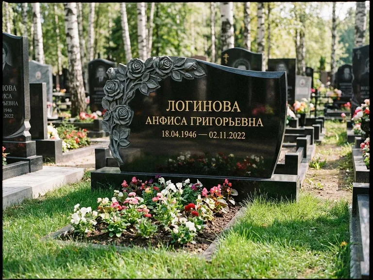 Памятник с барельефом — выполненная работа 22 в Барнауле