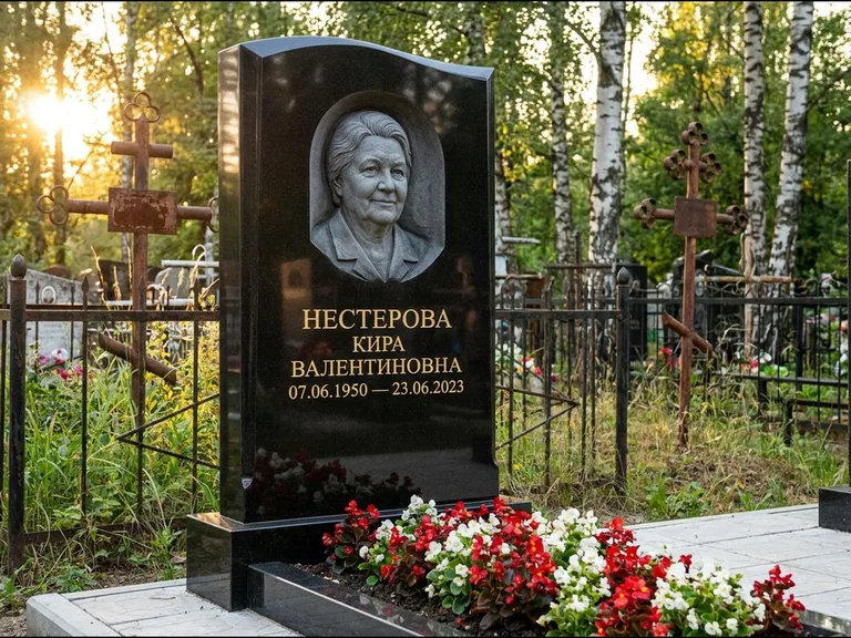 Памятник с барельефом — выполненная работа 24 в Барнауле