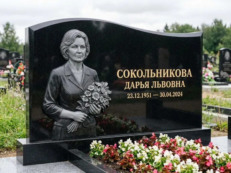 Памятник с барельефом — выполненная работа 28 в Барнауле