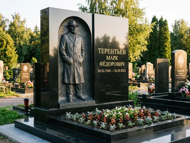 Памятник с барельефом — выполненная работа 29 в Барнауле