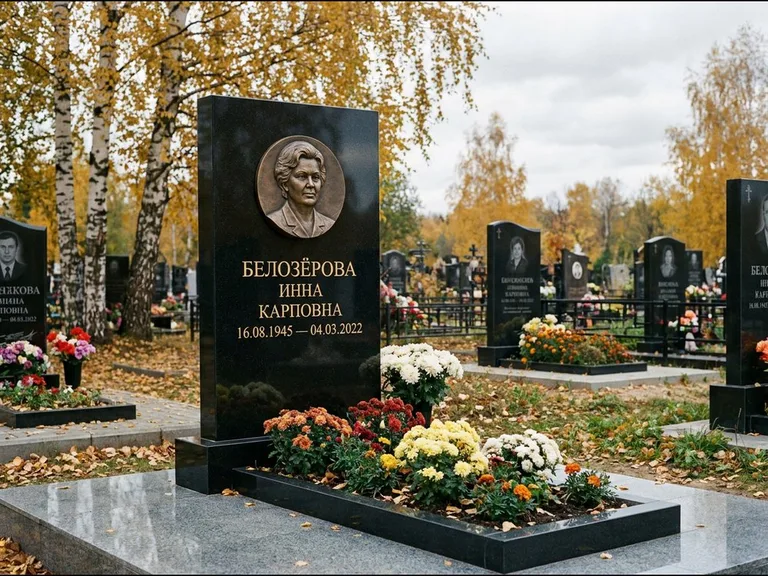 Памятник с барельефом — выполненная работа 2 в Барнауле