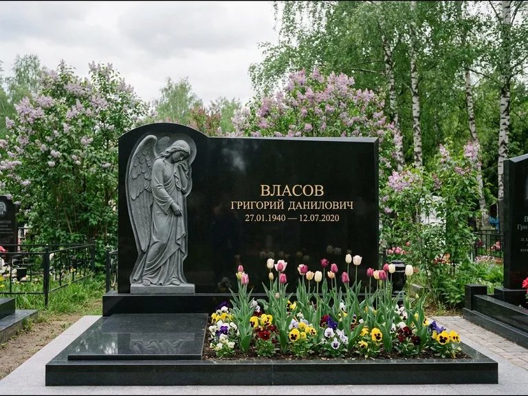 Памятник с барельефом — выполненная работа 3 в Барнауле