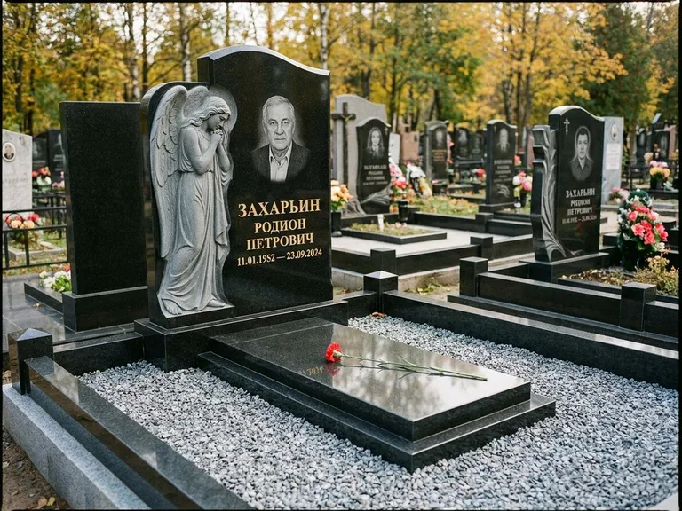 Памятник с барельефом — выполненная работа 44 в Барнауле