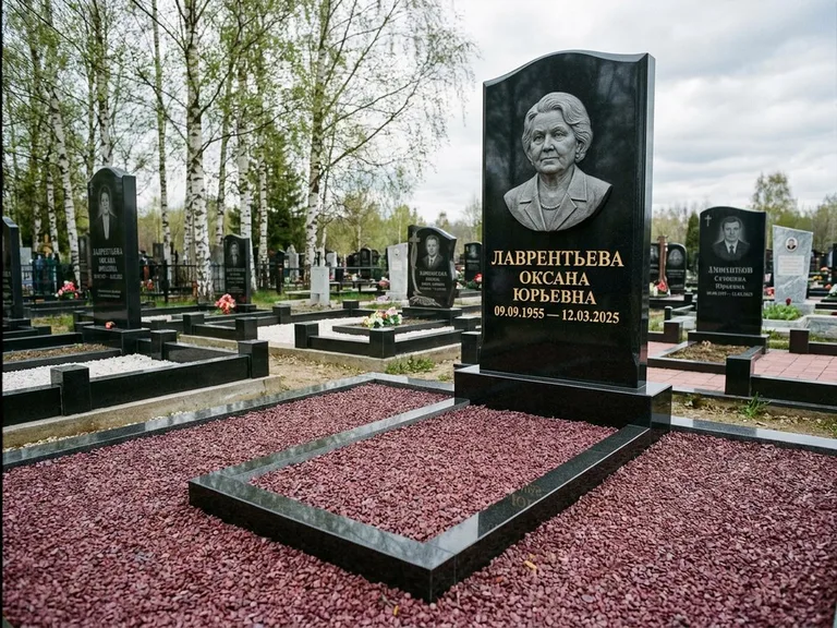 Памятник с барельефом — выполненная работа 47 в Барнауле