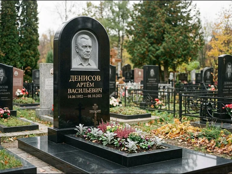 Памятник с барельефом — выполненная работа 5 в Барнауле