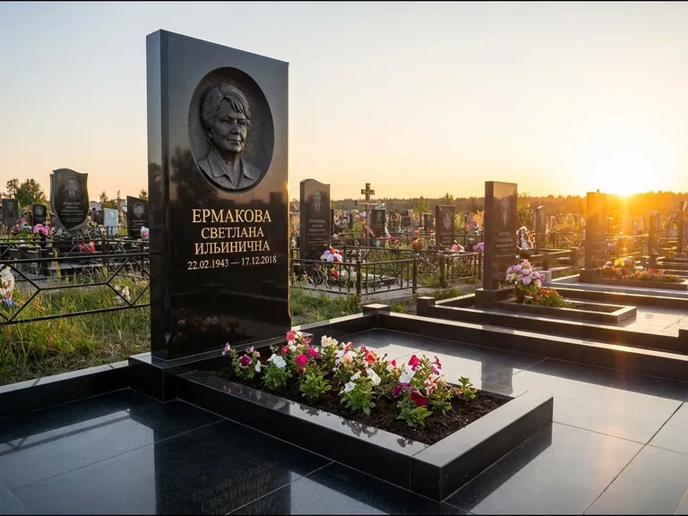 Памятник с барельефом — выполненная работа 6 в Барнауле