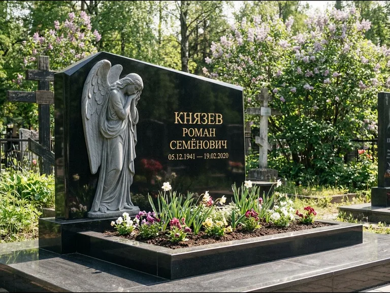 Памятник с барельефом — выполненная работа 9 в Барнауле