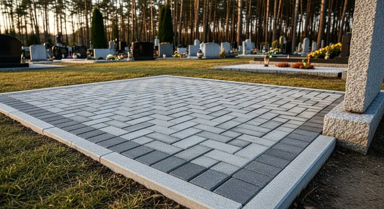 Мощение семейного захоронения, образец ПМ017 в Барнауле