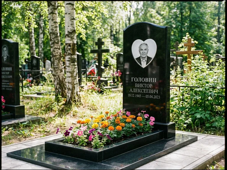 Овальный цветной портрет на керамике в Барнауле