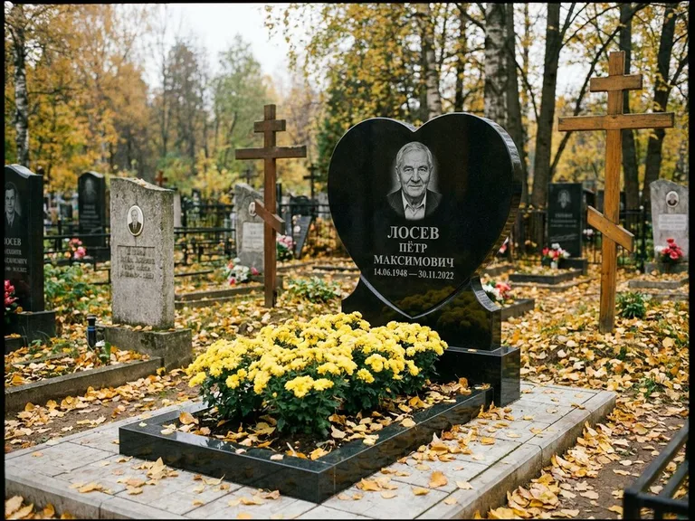 Керамический портрет пожилой женщины в Барнауле