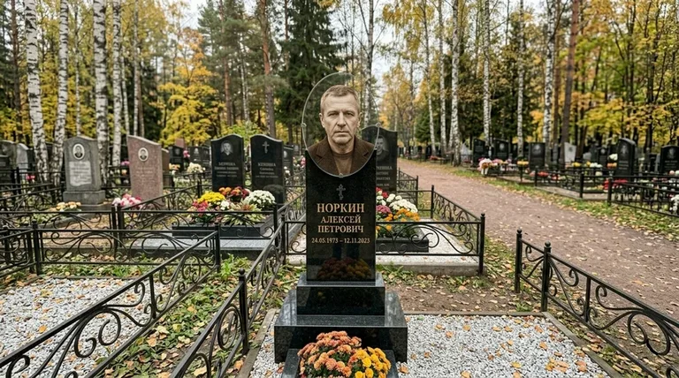 Портрет на стекле на вертикальной стеле в Барнауле