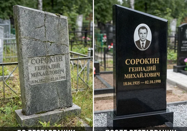 Полная реставрация старого памятника: до и после в Барнауле
