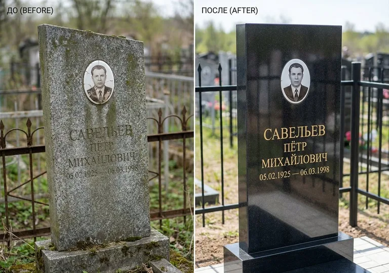 Комплексная реставрация старого памятника: до и после в Барнауле