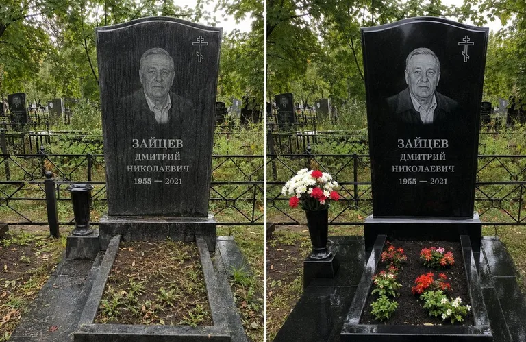 Уборка комплекса со скамьёй и плиткой до и после в Барнауле