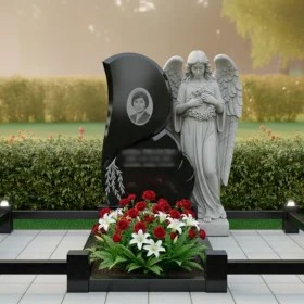 Элитный гранитный памятник для одного - ПН005
