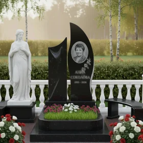 Элитный светский памятник без креста ПН105 - ПН105