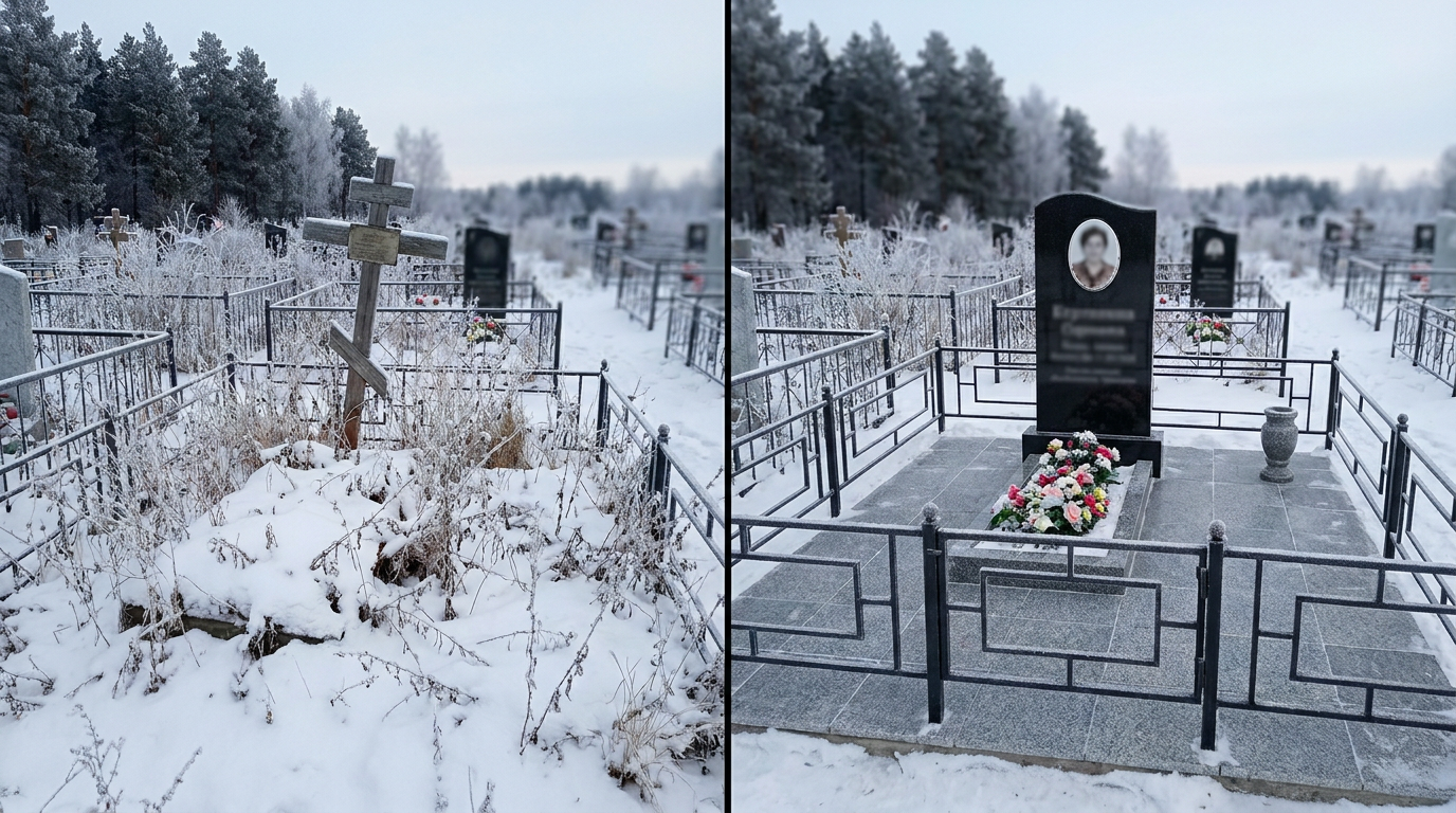 Памятник под ключ в Барнауле — пример 1