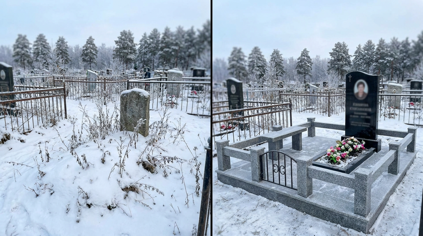 Памятник под ключ в Барнауле — пример 2