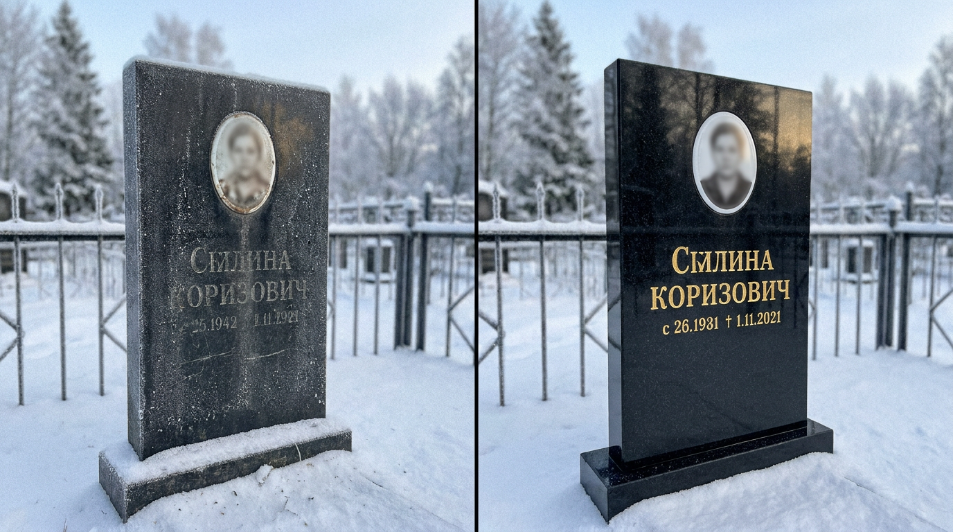 Реставрация памятника в Барнауле — пример 2