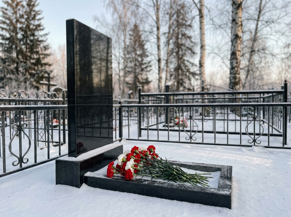 Уборка могилы в Барнауле — пример 4