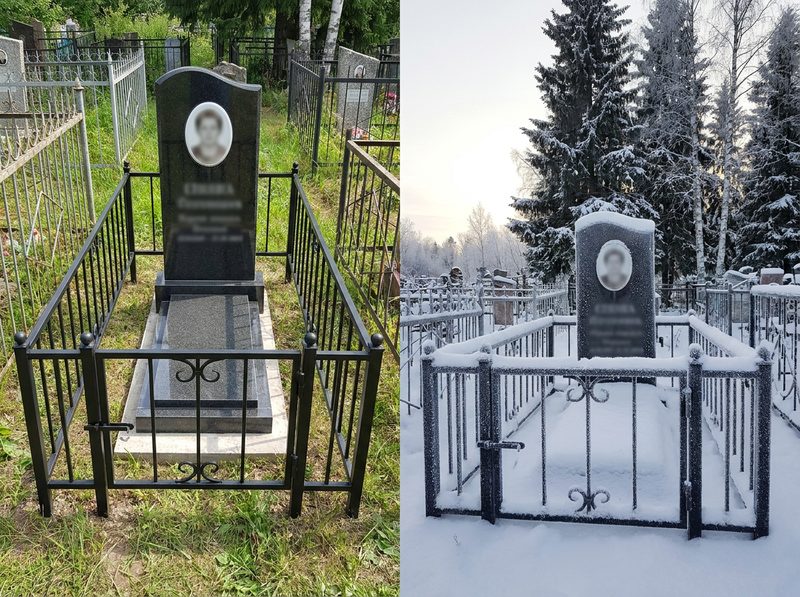 Установка ограды в Барнауле — пример 4