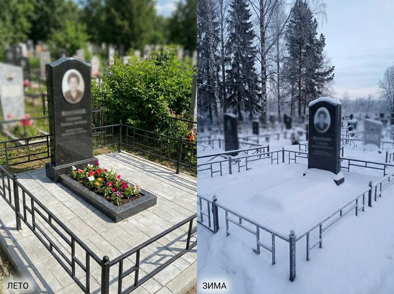 Установка памятника в Барнауле — пример 4